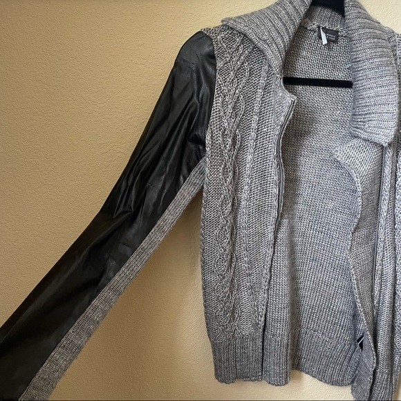 Sparkle & Fade Mixed Materials Jacket - Picture 4 of 7